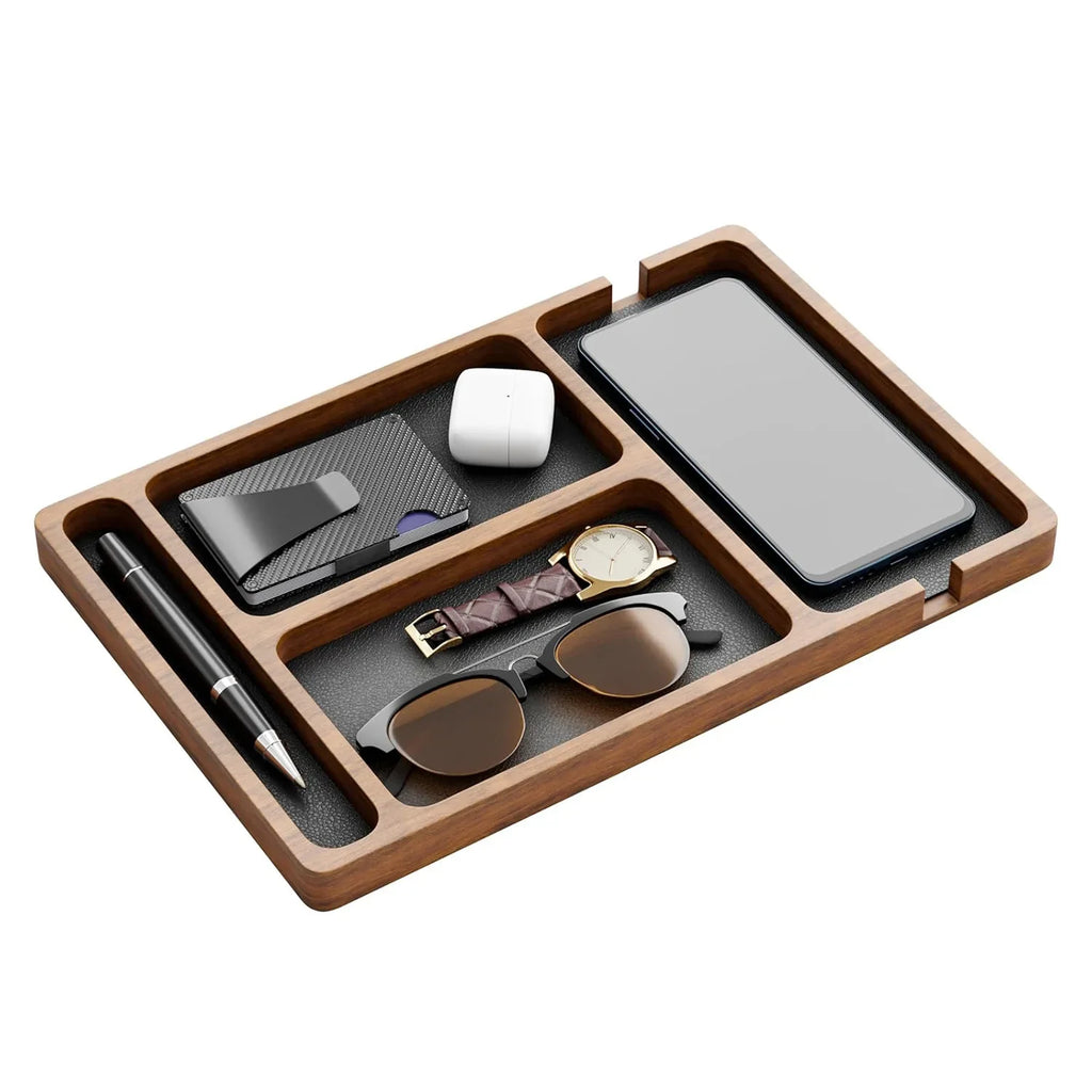 Solid Wood Desk Organizer