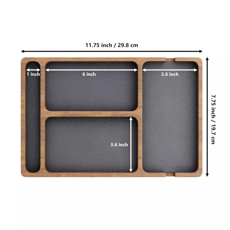 Solid Wood Desk Organizer